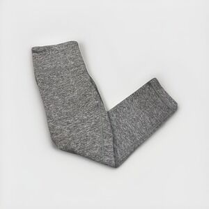 Women's Lululemon Heather Gray Capri Cropped Leggings Size 4 Casual Yoga